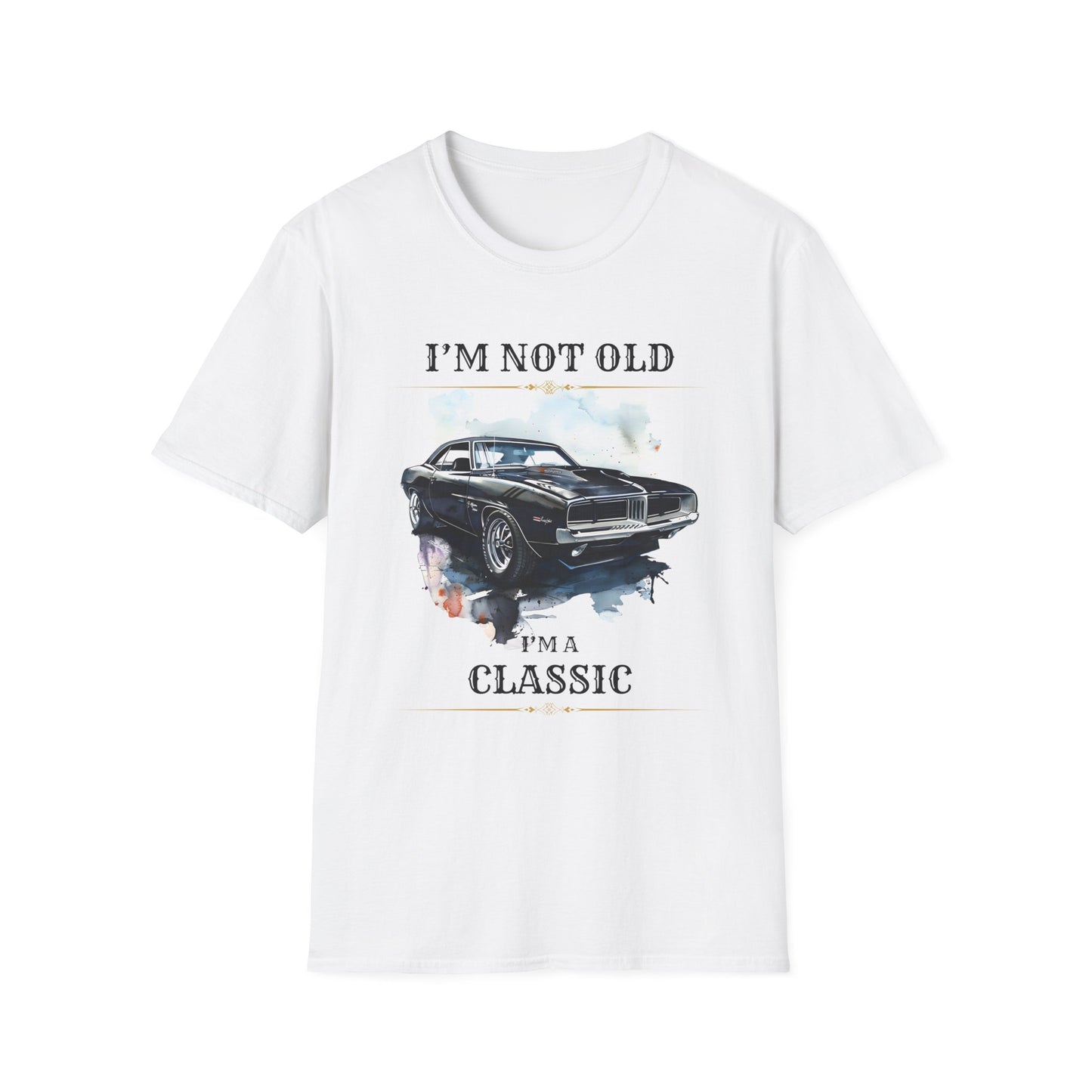 Classic Car Lover T-Shirt - "I'm Not Old, I'm A Classic"