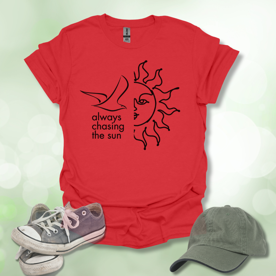 Always Chasing the Sun Tee - Bright & Cheery Summer Vibe