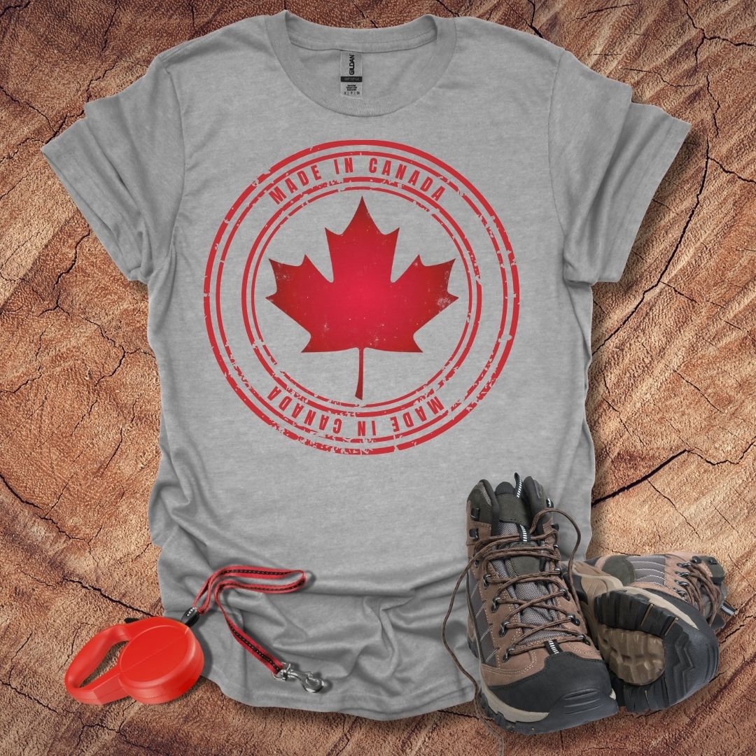 Made in Canada Maple Leaf T-Shirt