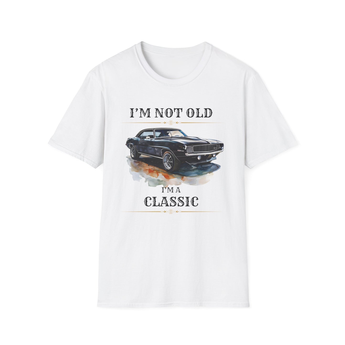 Classic Car Lover T-Shirt - "I'm Not Old, I'm A Classic"