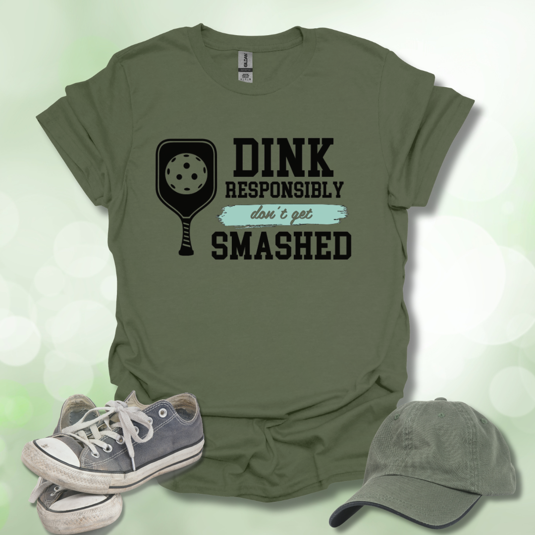 Dink Responsibly Pickleball Tee T-Shirt