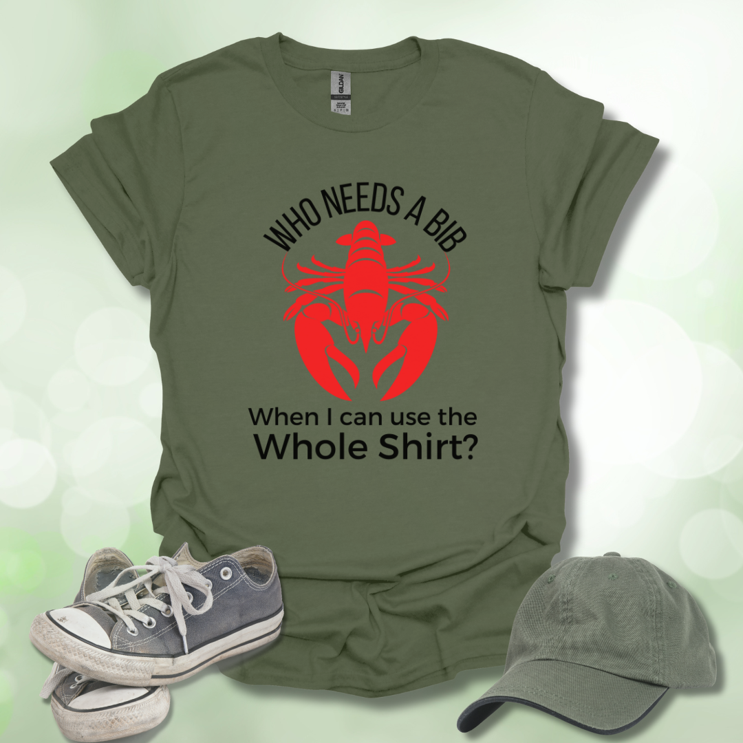 Lobster Lover Tee - Who Needs a Bib?
