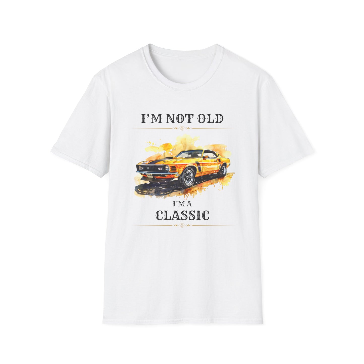 Classic Car Lover T-Shirt - "I'm Not Old, I'm A Classic"