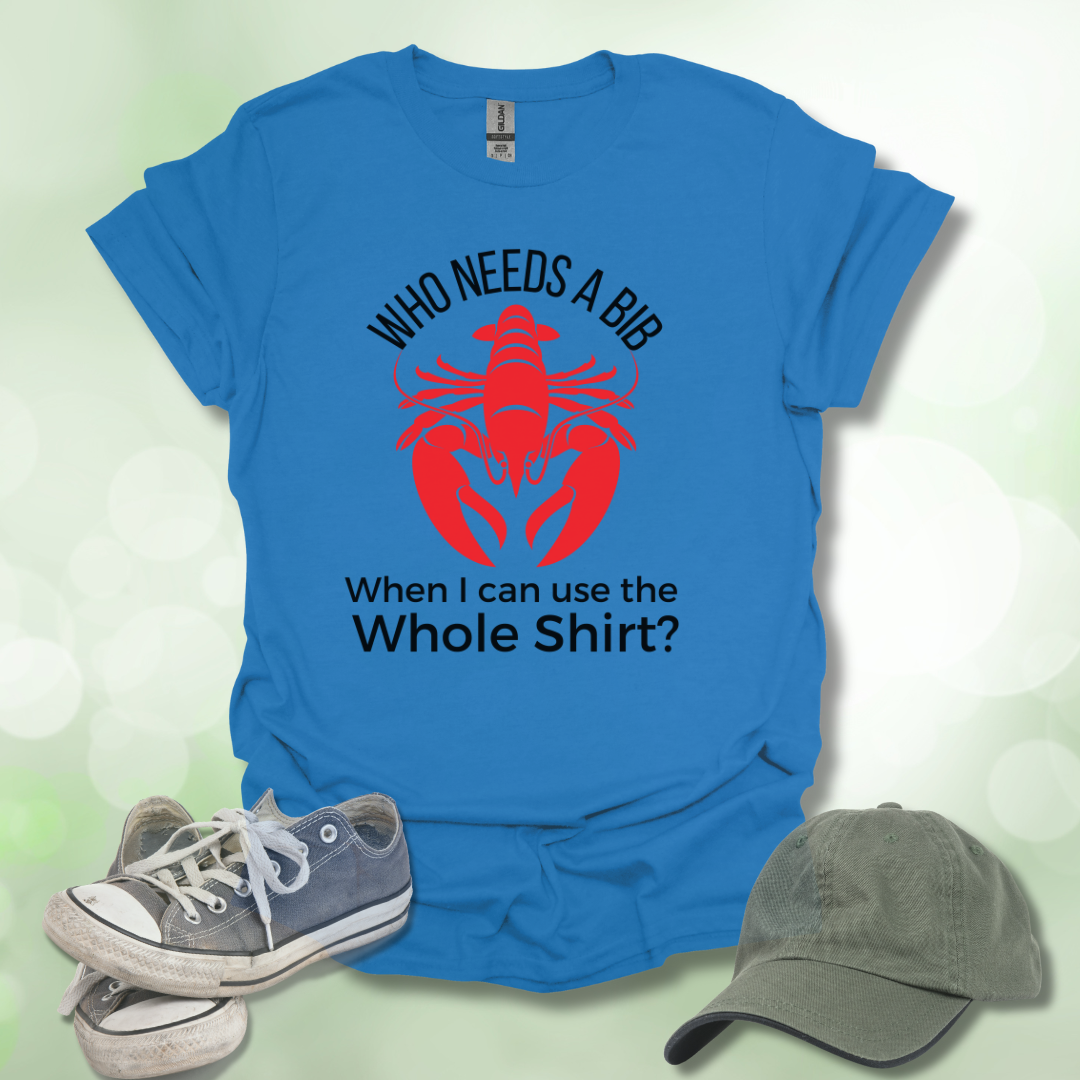 Lobster Lover Tee - Who Needs a Bib?