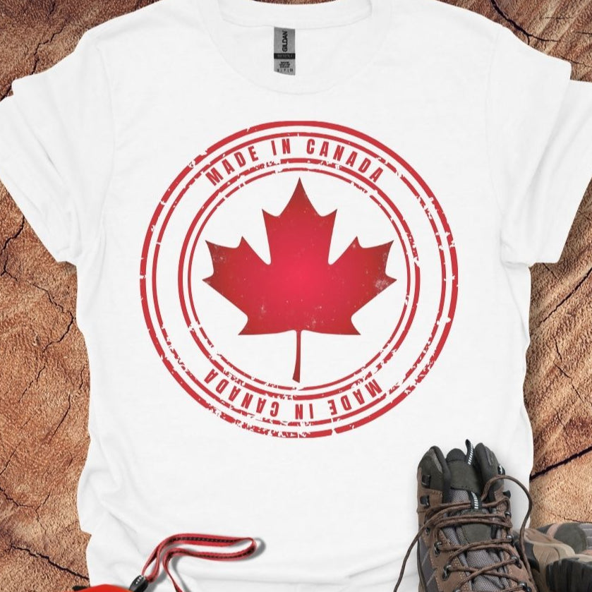 Made in Canada Maple Leaf T-Shirt