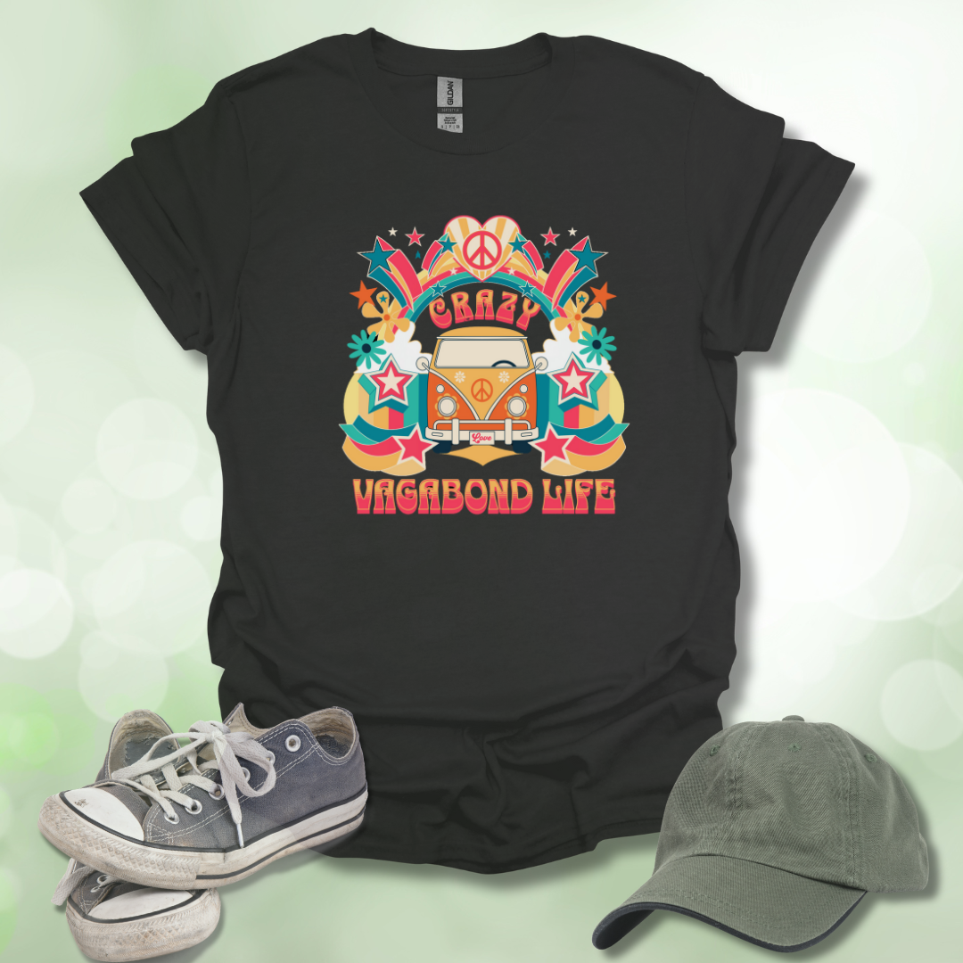 Crazy Vagabond Life Retro Graphic Tee