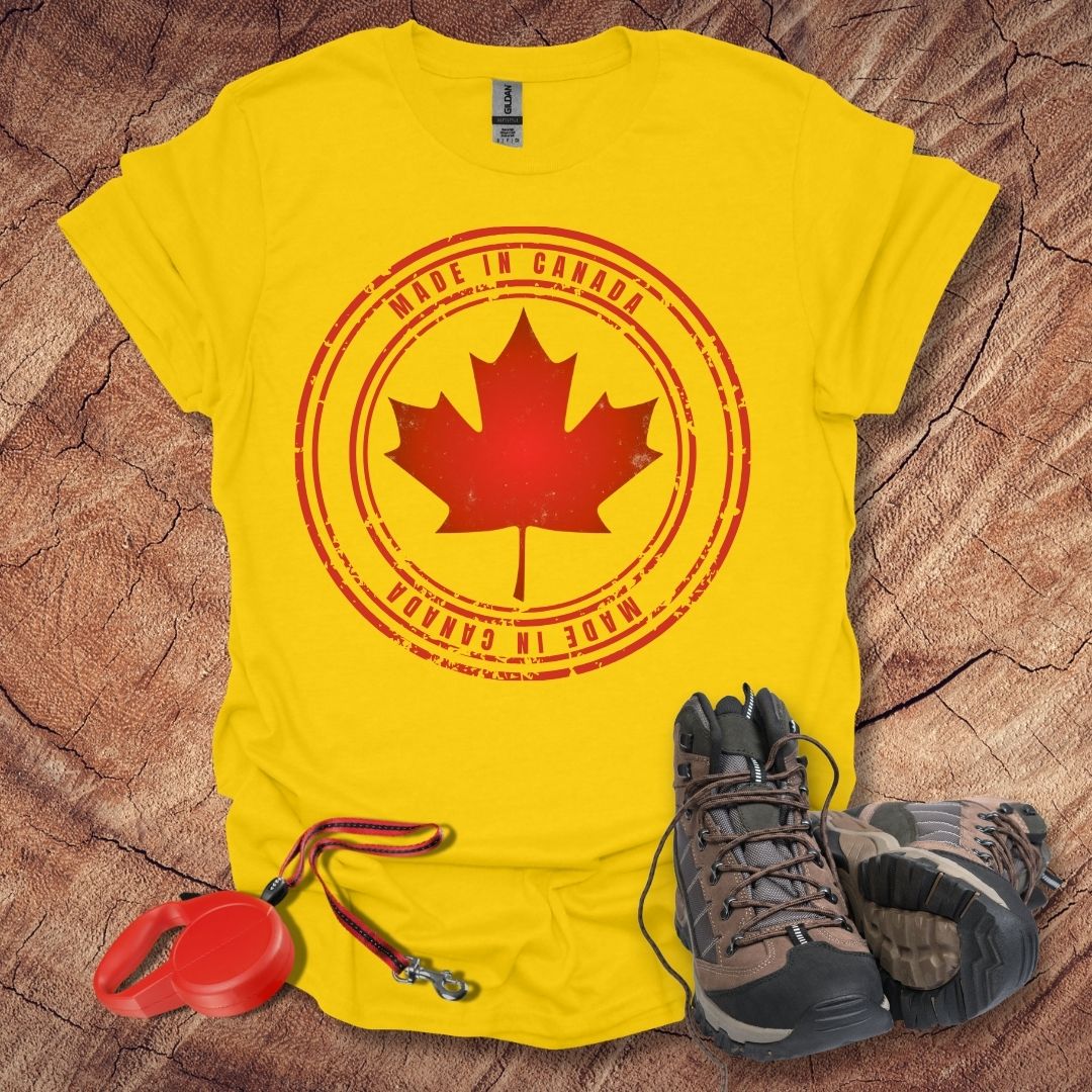 Made in Canada Maple Leaf T-Shirt
