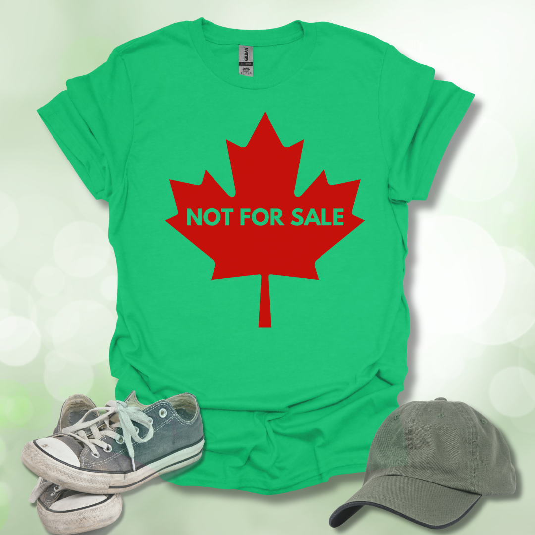 Not For Sale' Canadian Maple Leaf T-Shirt