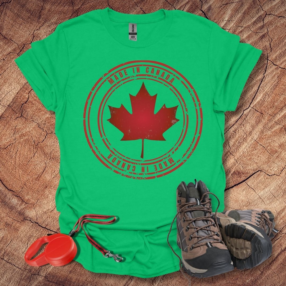 Made in Canada Maple Leaf T-Shirt