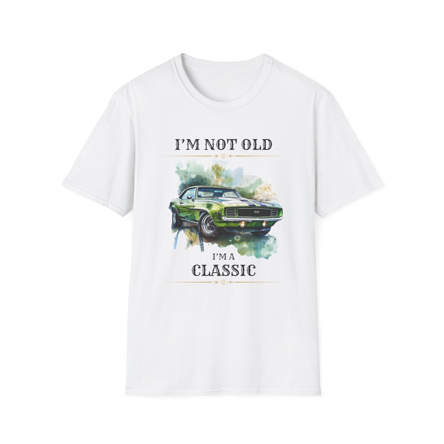 Classic Car Lover T-Shirt - "I'm Not Old, I'm A Classic"
