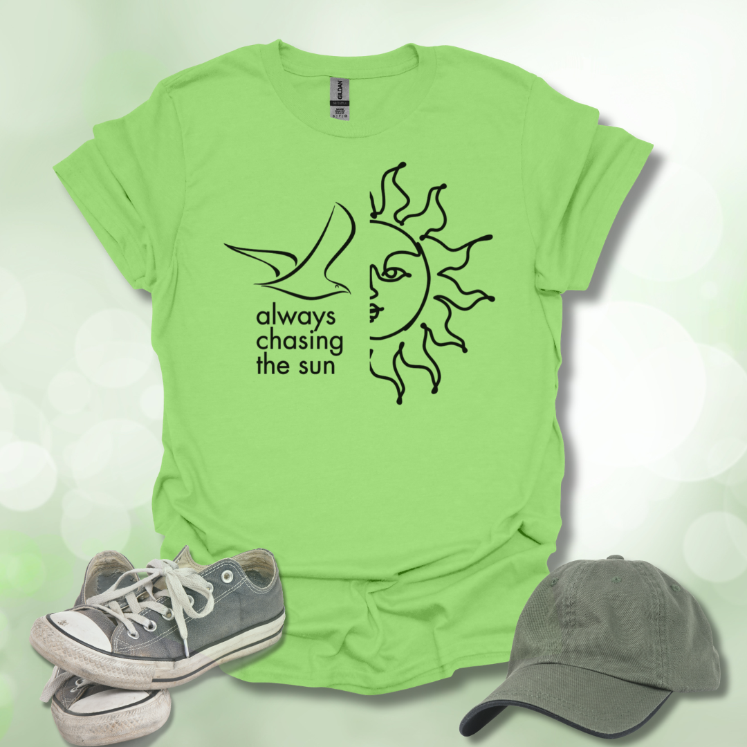 Always Chasing the Sun Tee - Bright & Cheery Summer Vibe