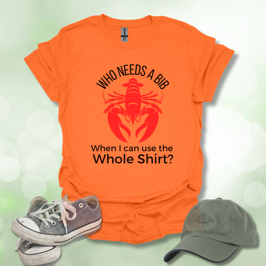 Lobster Lover Tee - Who Needs a Bib?