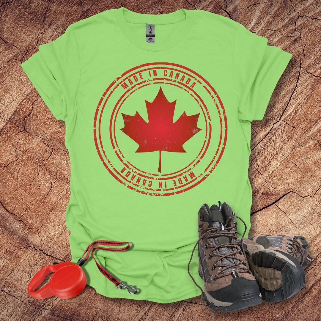 Made in Canada Maple Leaf T-Shirt