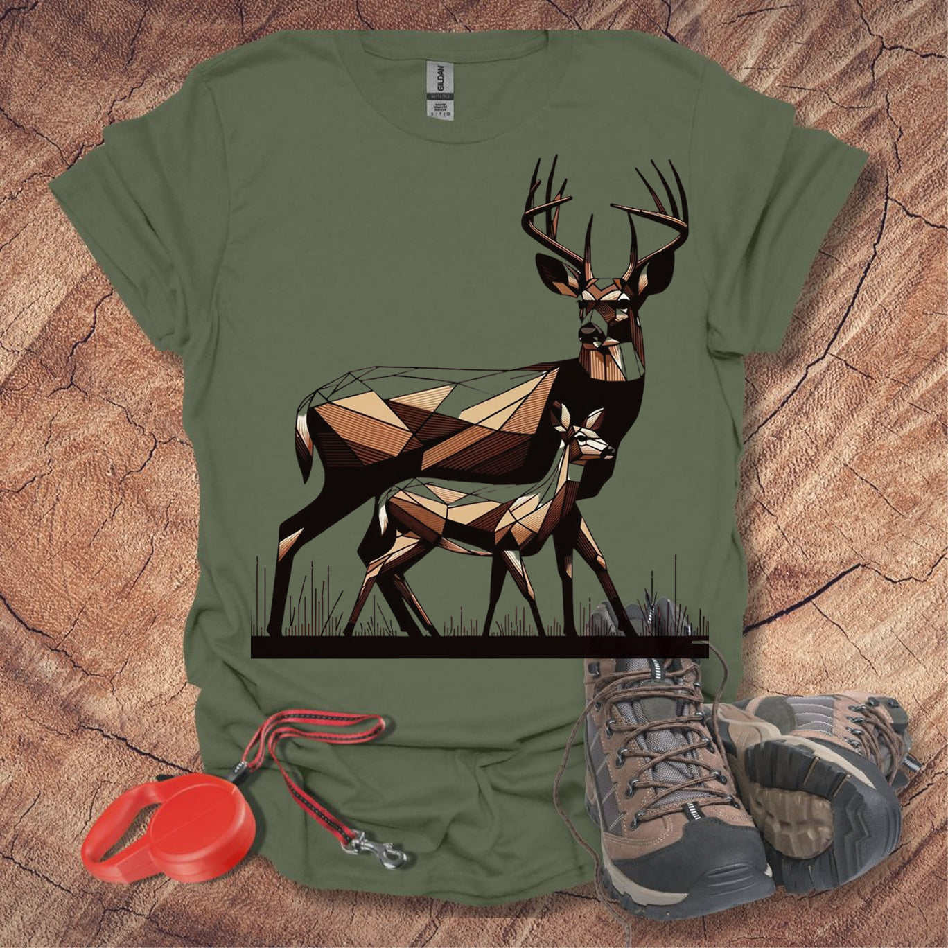 Geometric Deer T-Shirt