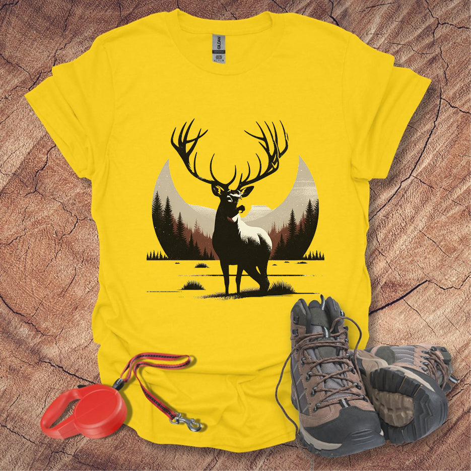 Majestic Deer Design T-Shirt