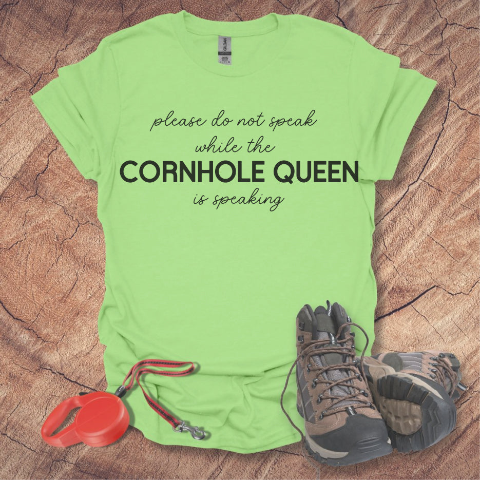 'Please Do Not Speak While The Cornhole Queen Is Speaking'