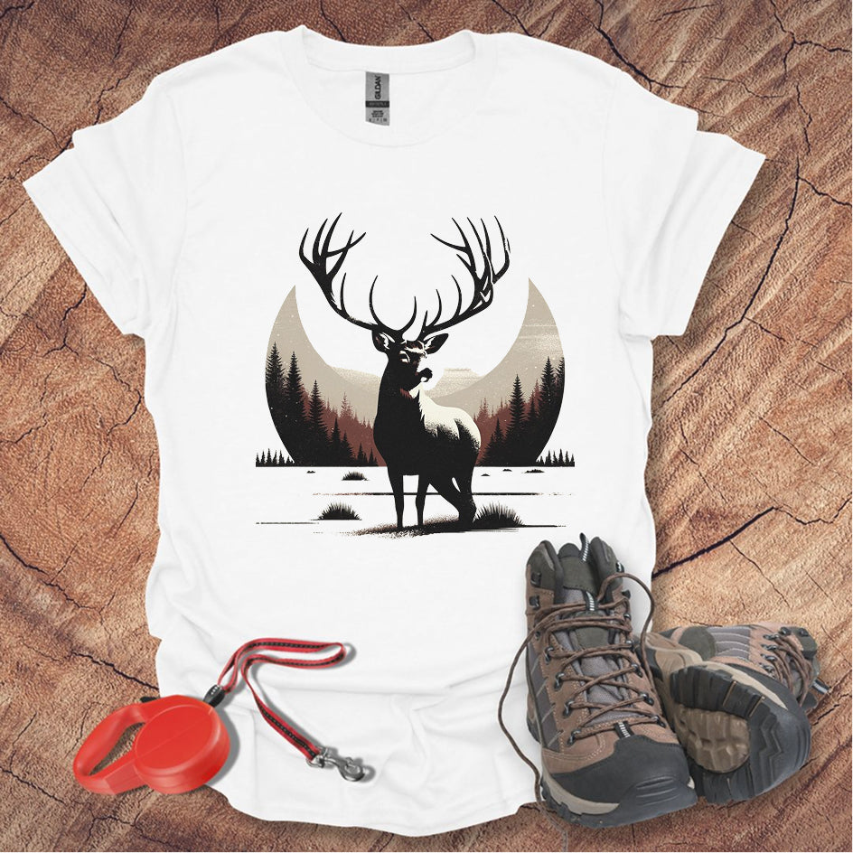 Majestic Deer Design T-Shirt