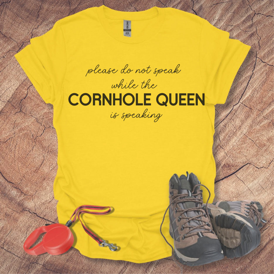 'Please Do Not Speak While The Cornhole Queen Is Speaking'
