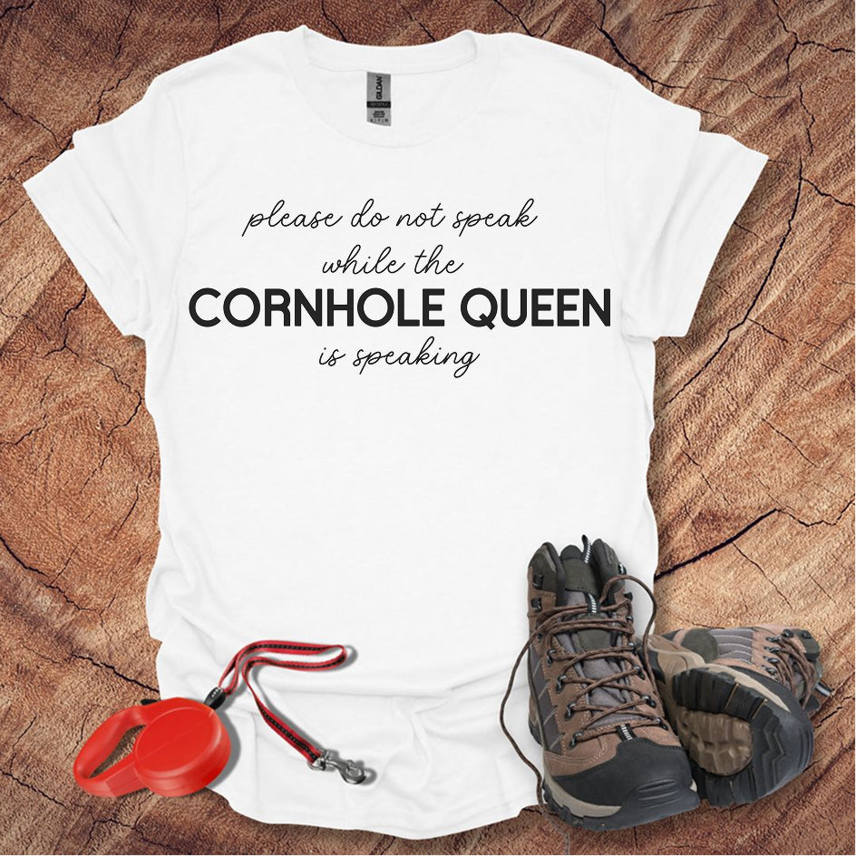 'Please Do Not Speak While The Cornhole Queen Is Speaking'