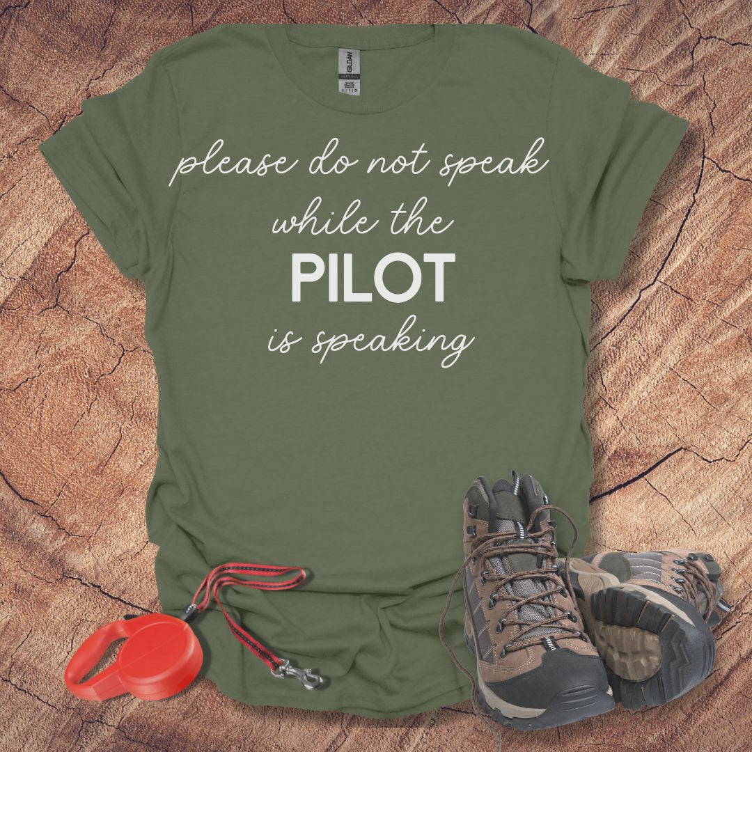 Unisex T-Shirt - 'Please Do Not Speak While The Pilot Is Speaking'