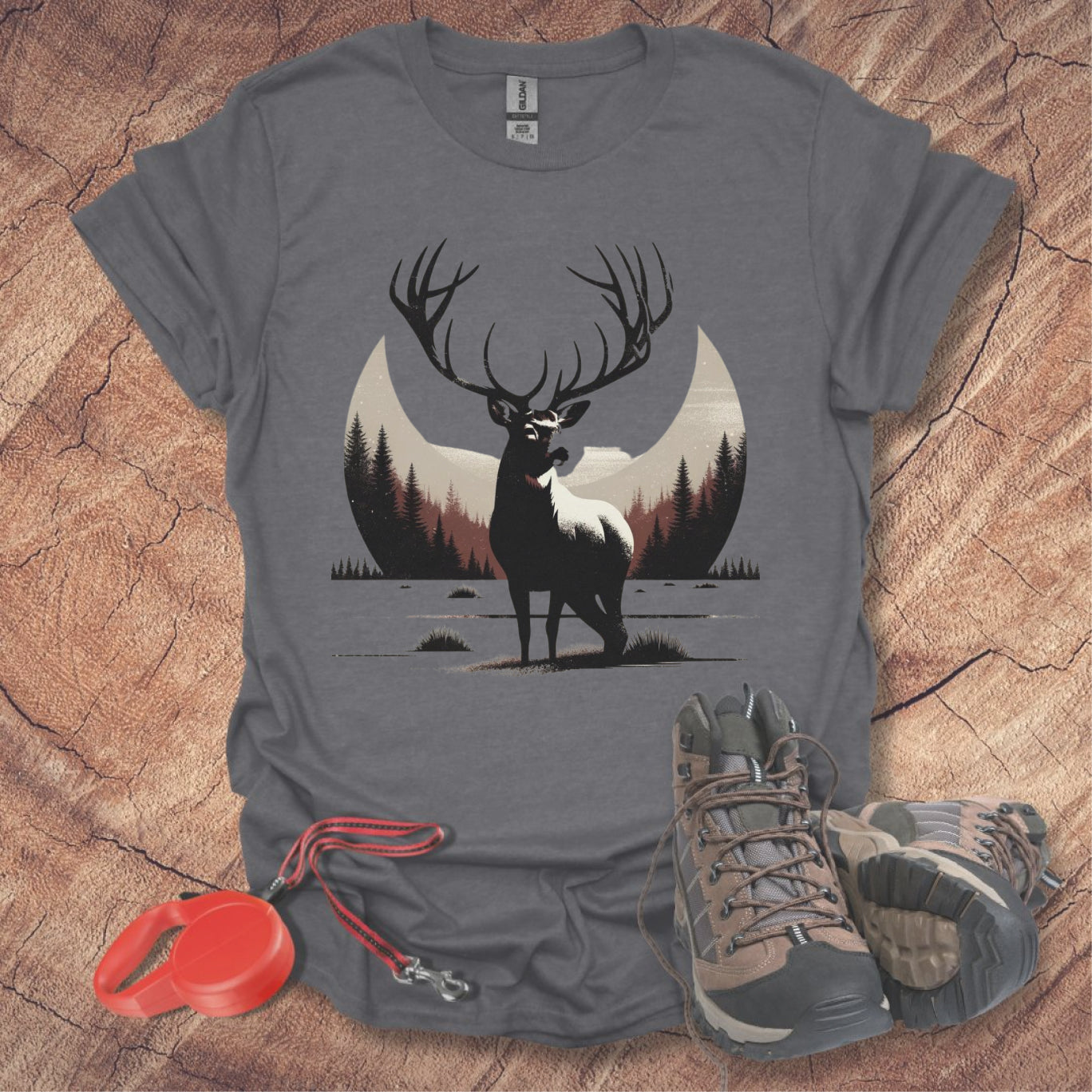 Majestic Deer Design T-Shirt