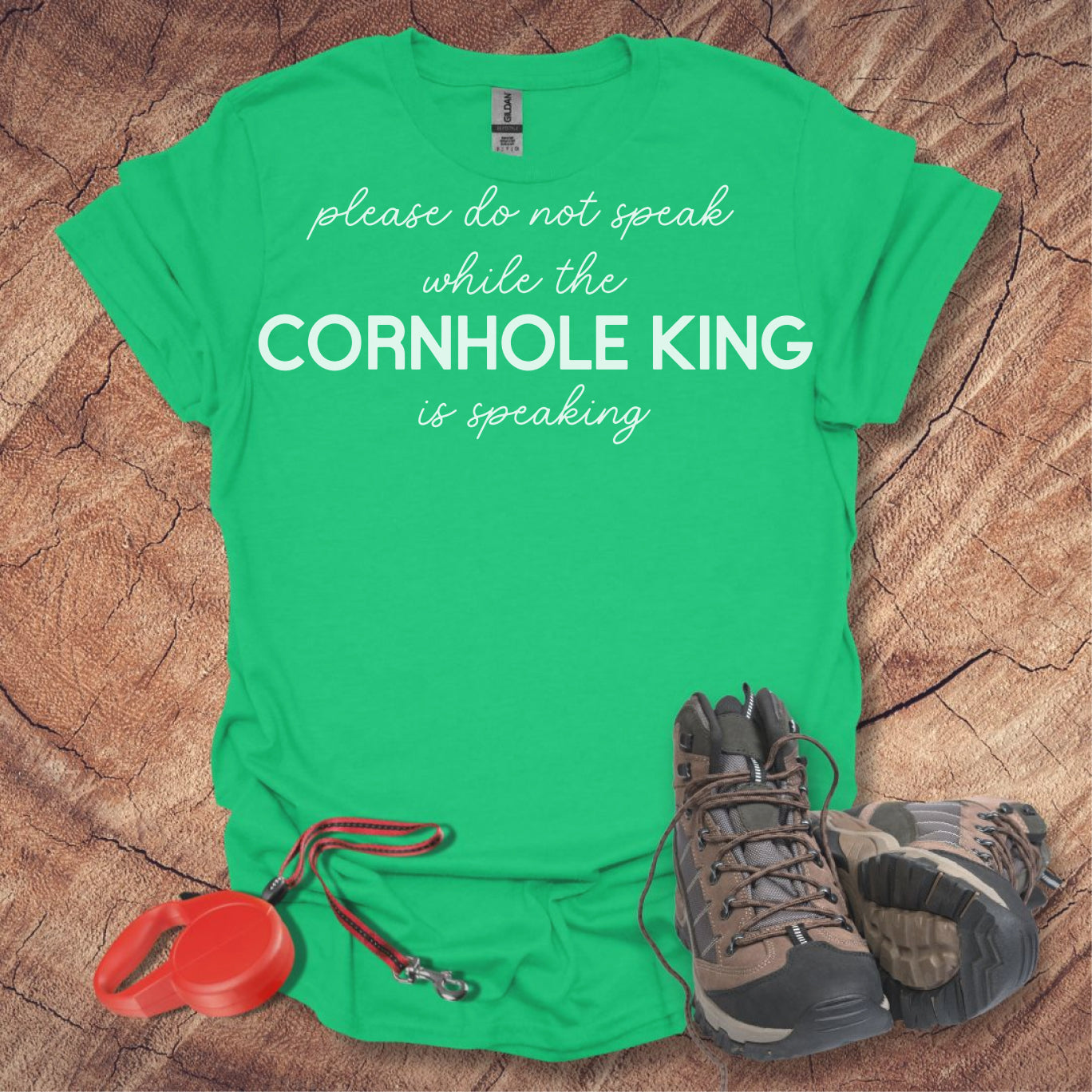 'Please Do Not Speak While The Cornhole King Is Speaking'