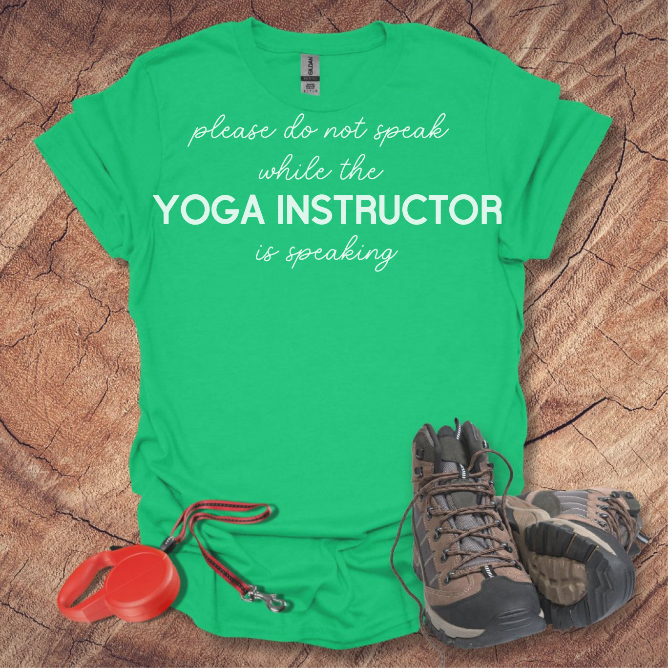 'Please Do Not Speak While The Yoga Instructor Is Speaking'