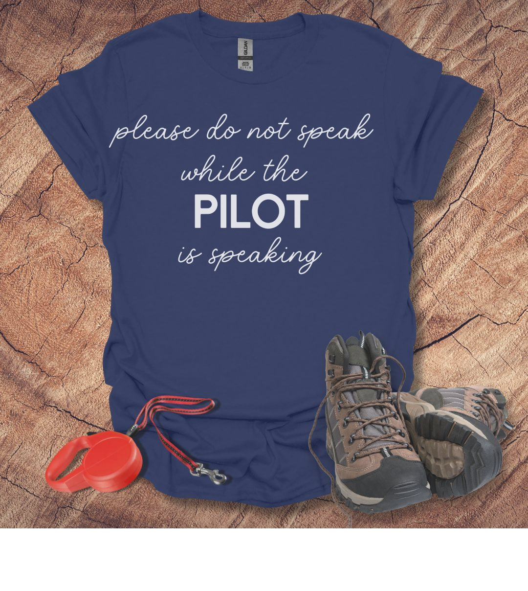 Unisex T-Shirt - 'Please Do Not Speak While The Pilot Is Speaking'