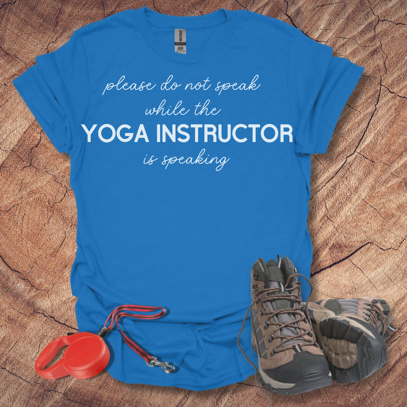 'Please Do Not Speak While The Yoga Instructor Is Speaking'