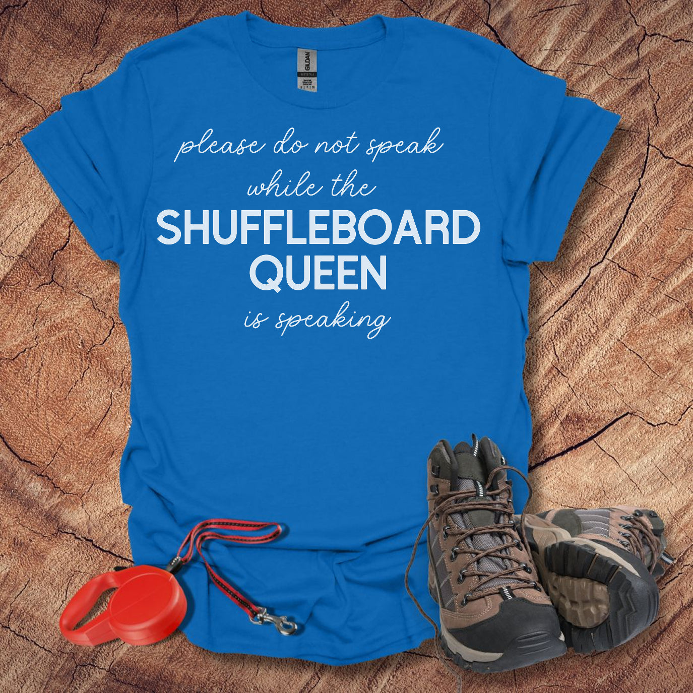 'Please Do Not Speak While The Shuffleboard Queen Is Speaking'