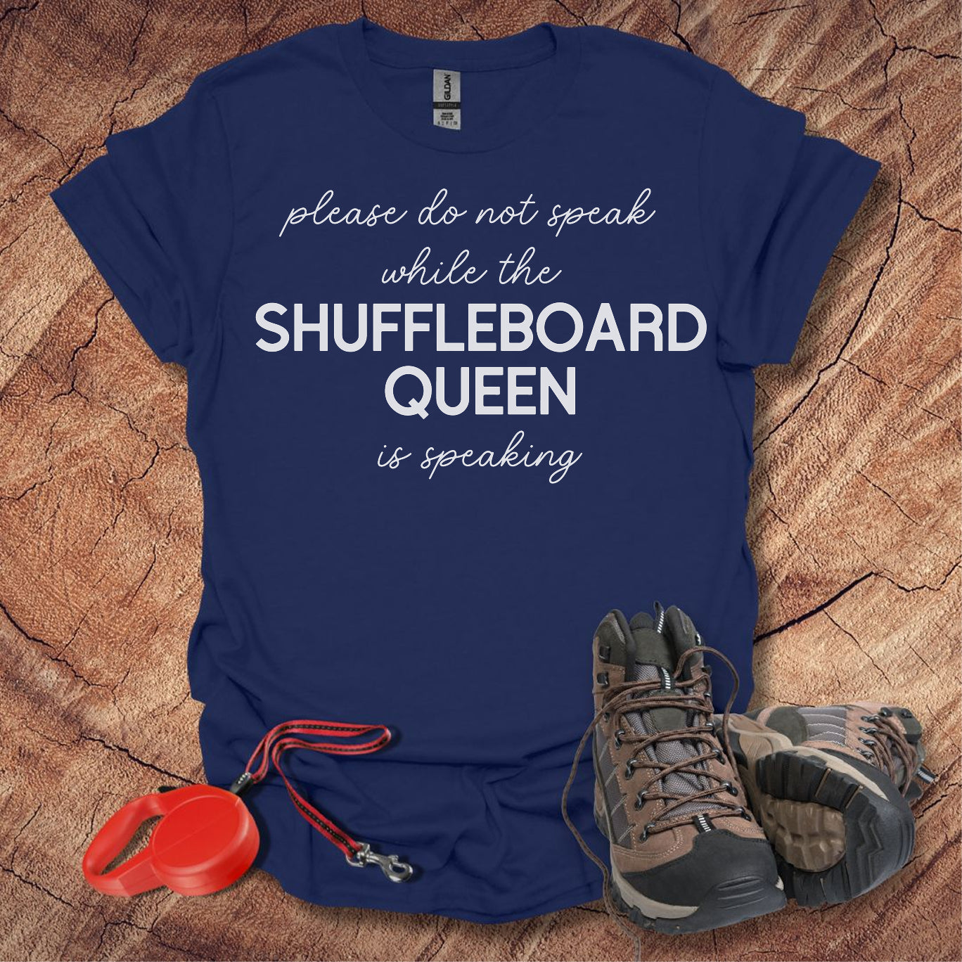 'Please Do Not Speak While The Shuffleboard Queen Is Speaking'