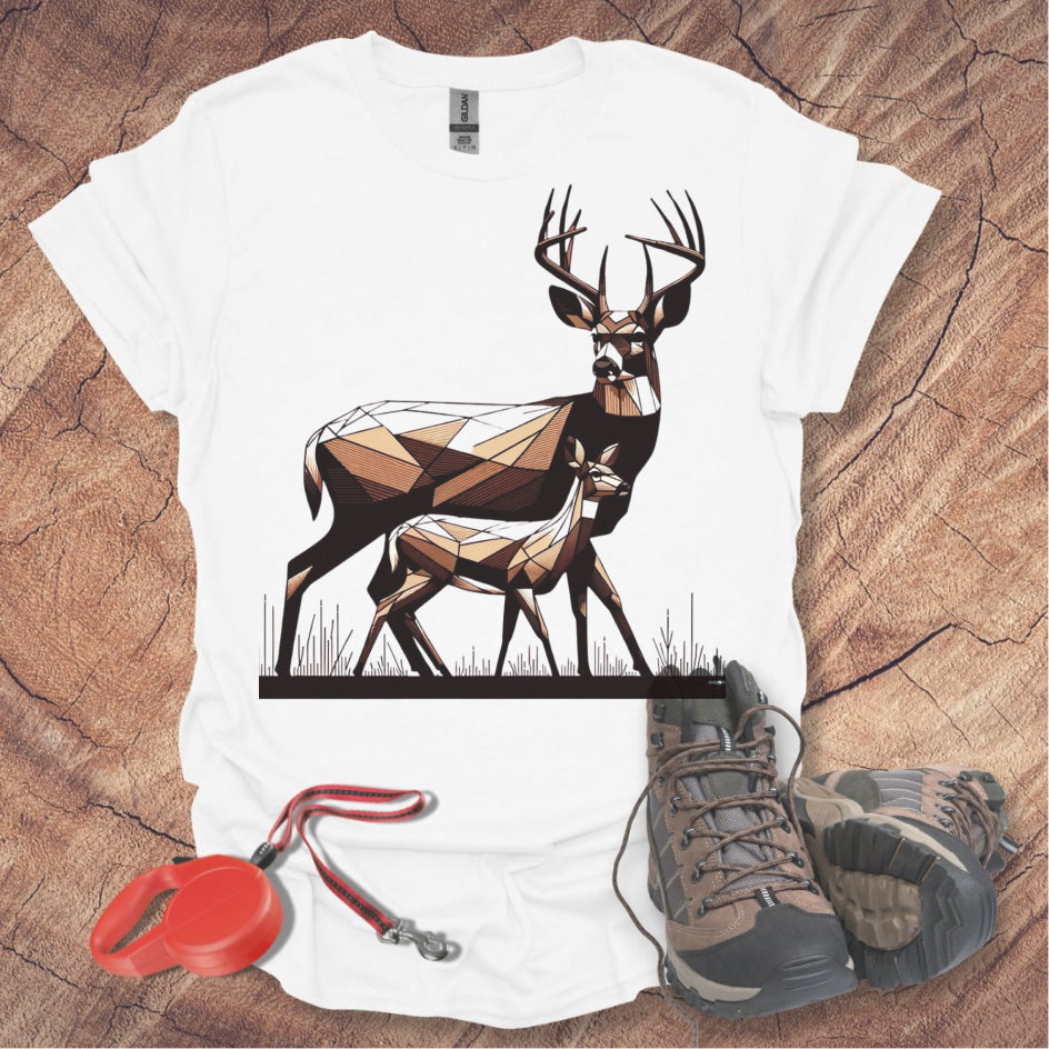 Geometric Deer T-Shirt