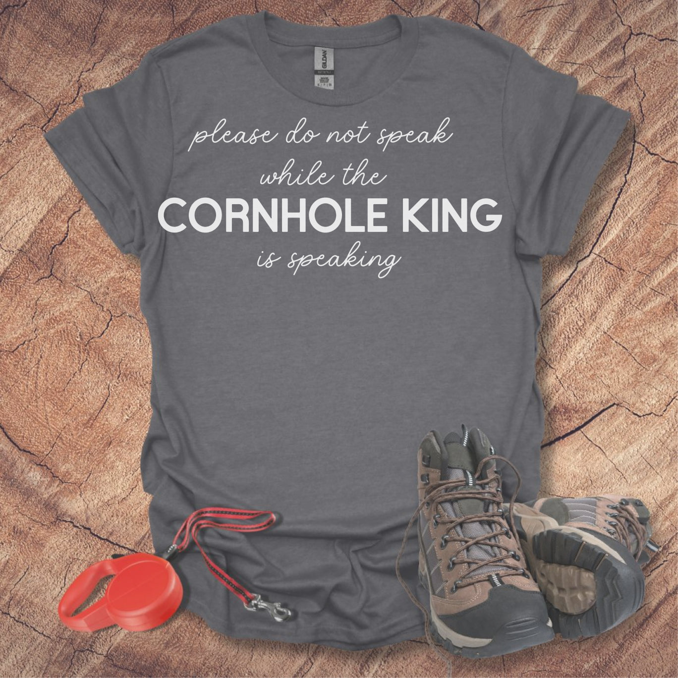 'Please Do Not Speak While The Cornhole King Is Speaking'