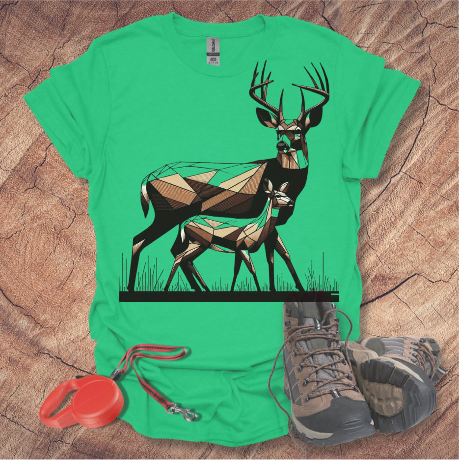 Geometric Deer T-Shirt