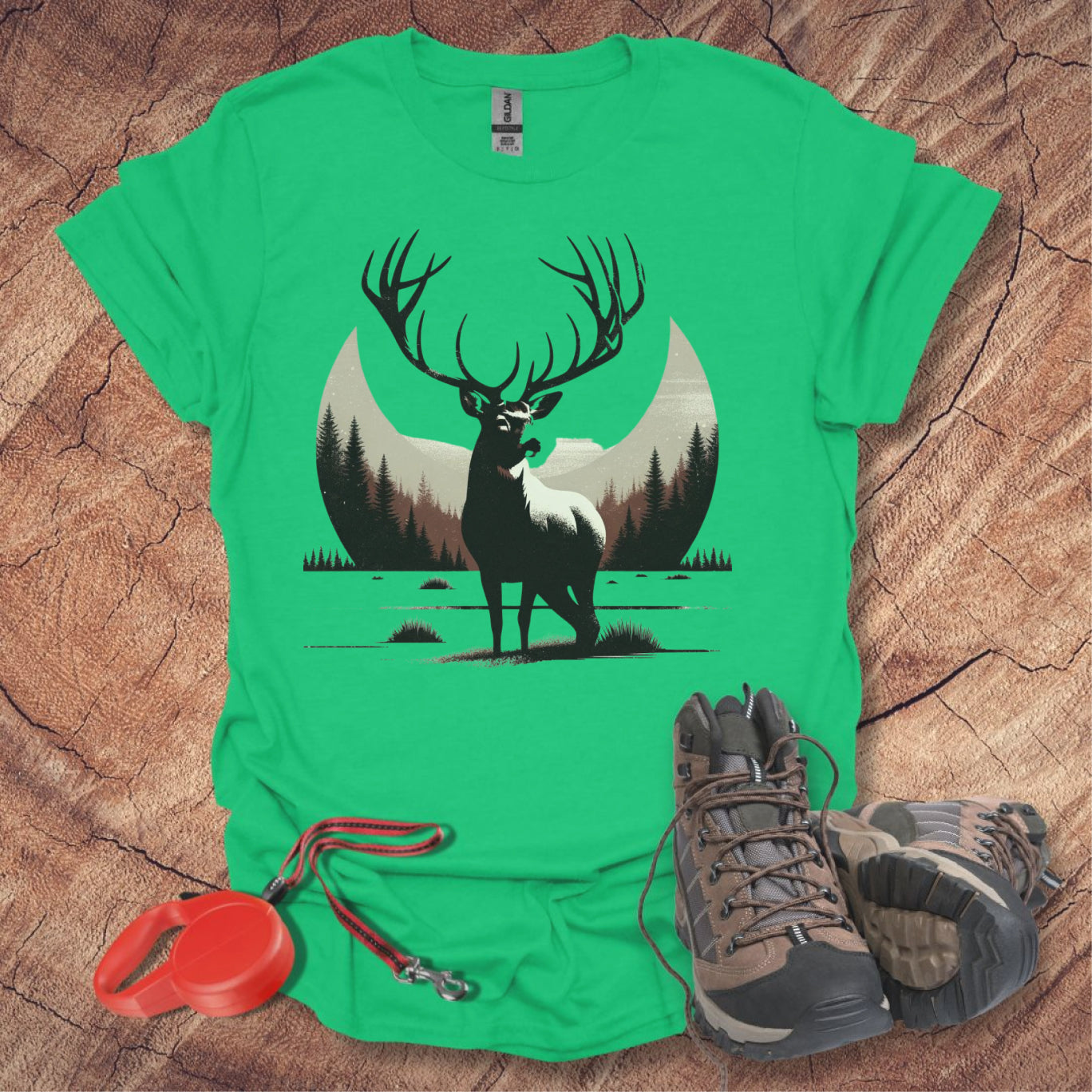 Majestic Deer Design T-Shirt