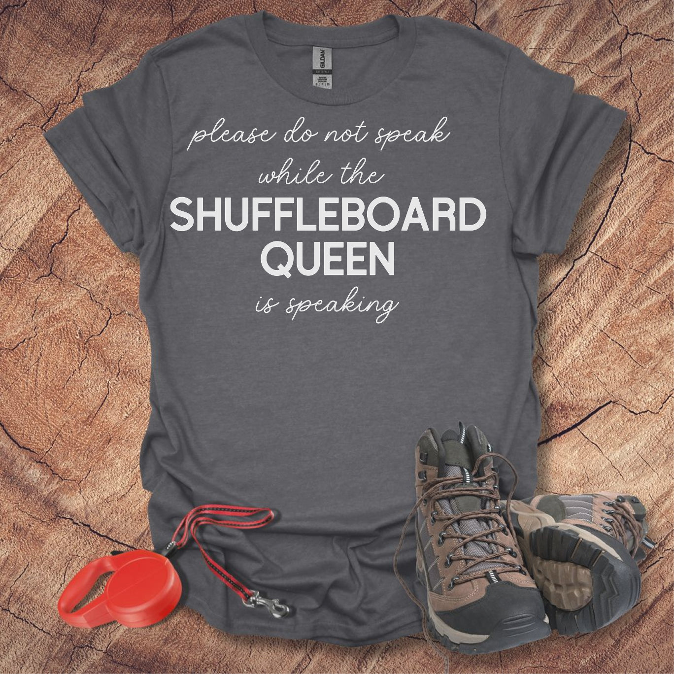 'Please Do Not Speak While The Shuffleboard Queen Is Speaking'