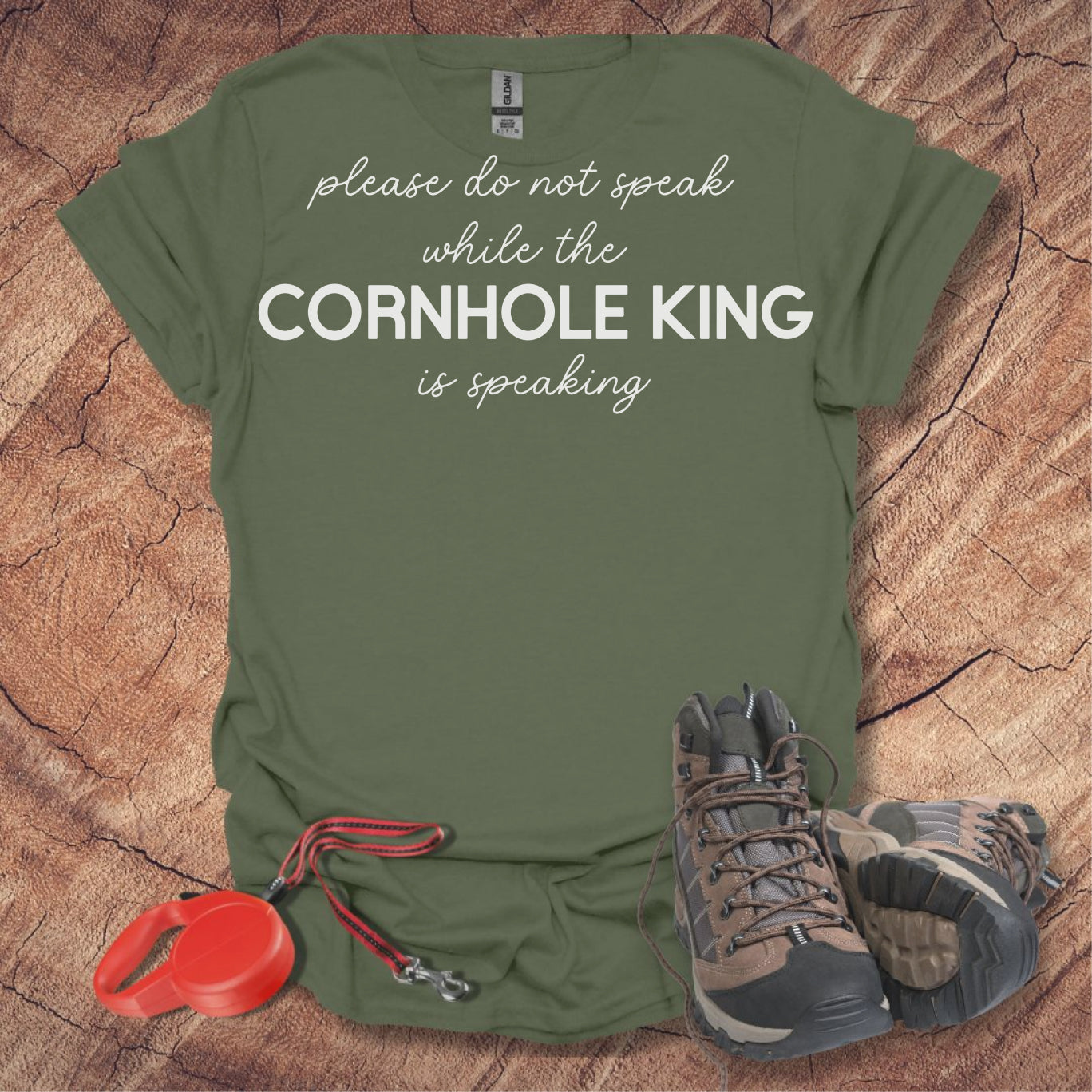'Please Do Not Speak While The Cornhole King Is Speaking'