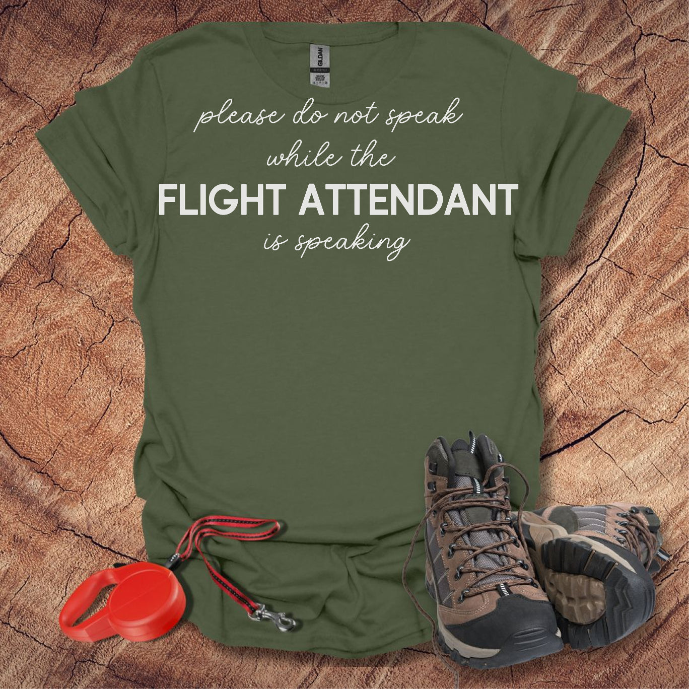 Flight Attendant Is Speaking Reminder