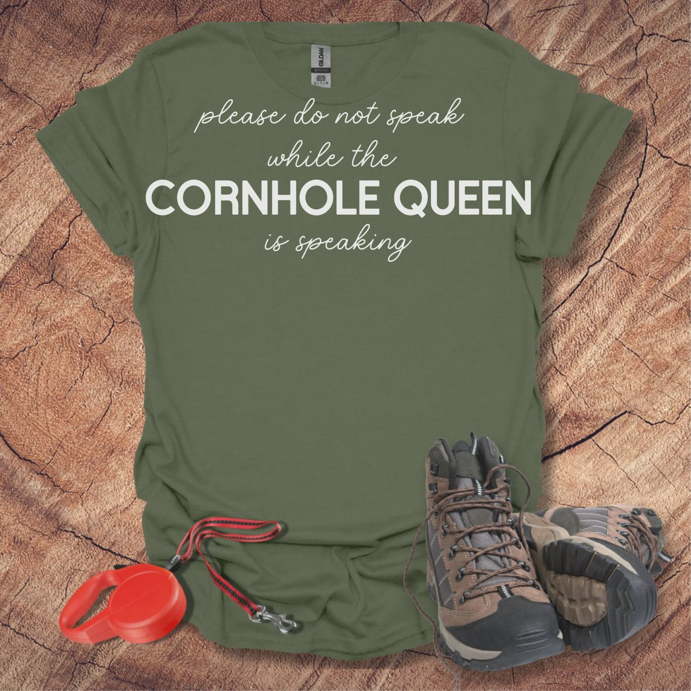 'Please Do Not Speak While The Cornhole Queen Is Speaking'