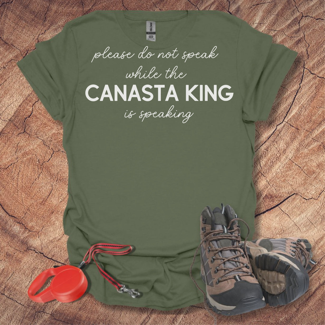 'Please Do Not Speak While The Canasta King Is Speaking'