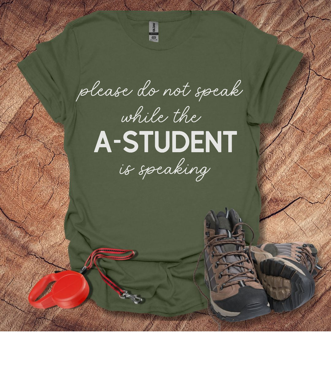 'Please Do Not Speak While The A-Student Is Speaking'