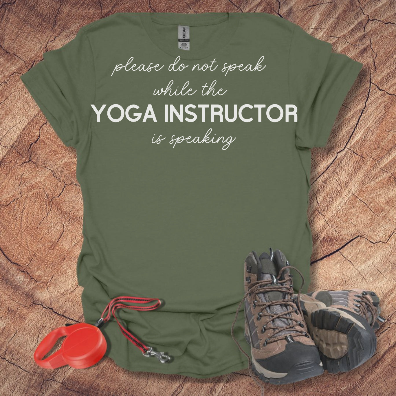 'Please Do Not Speak While The Yoga Instructor Is Speaking'