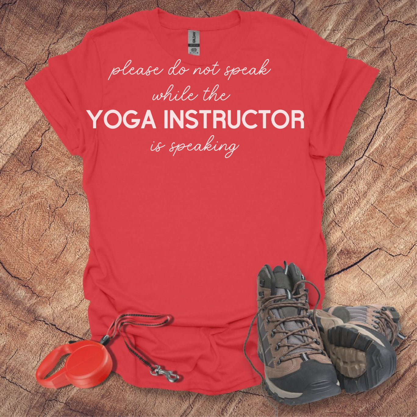 'Please Do Not Speak While The Yoga Instructor Is Speaking'