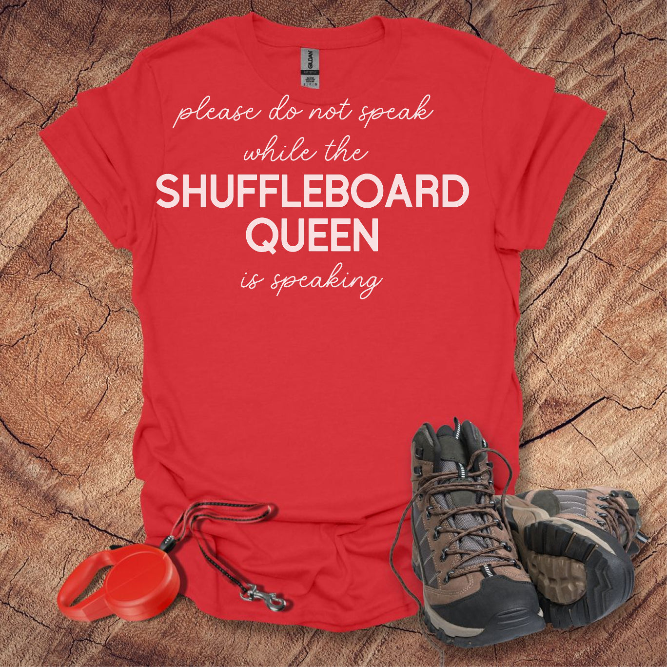'Please Do Not Speak While The Shuffleboard Queen Is Speaking'