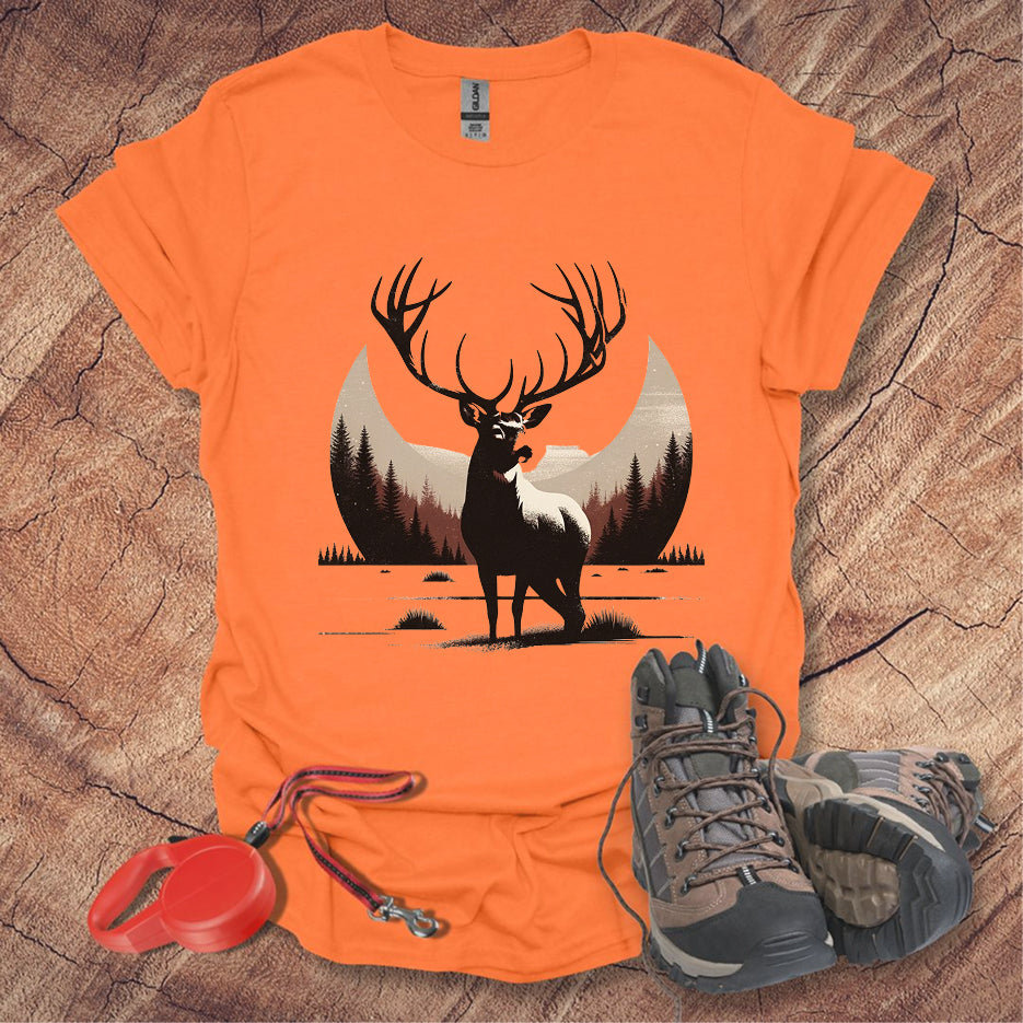Majestic Deer Design T-Shirt