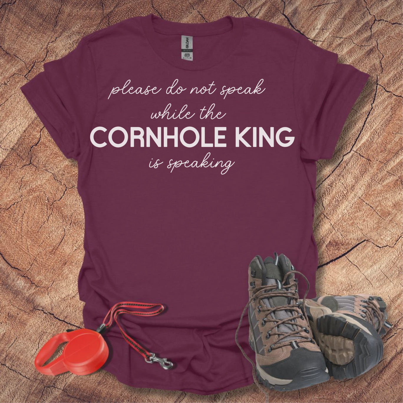 'Please Do Not Speak While The Cornhole King Is Speaking'