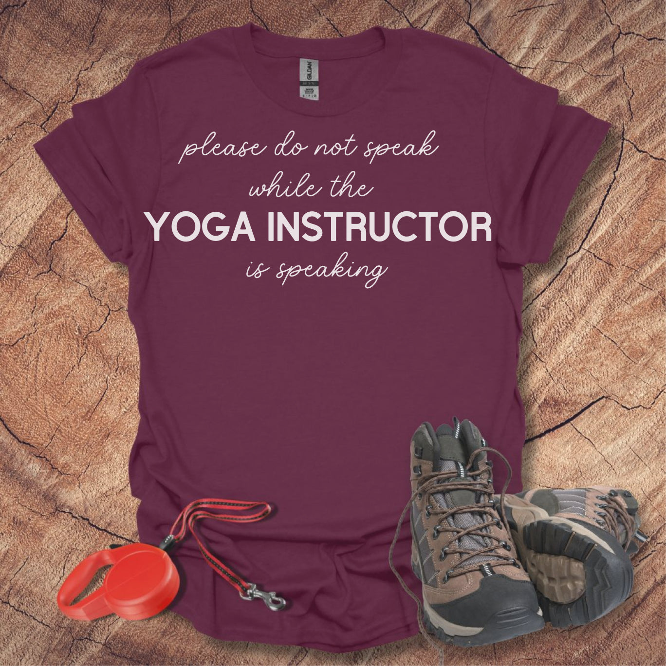 'Please Do Not Speak While The Yoga Instructor Is Speaking'