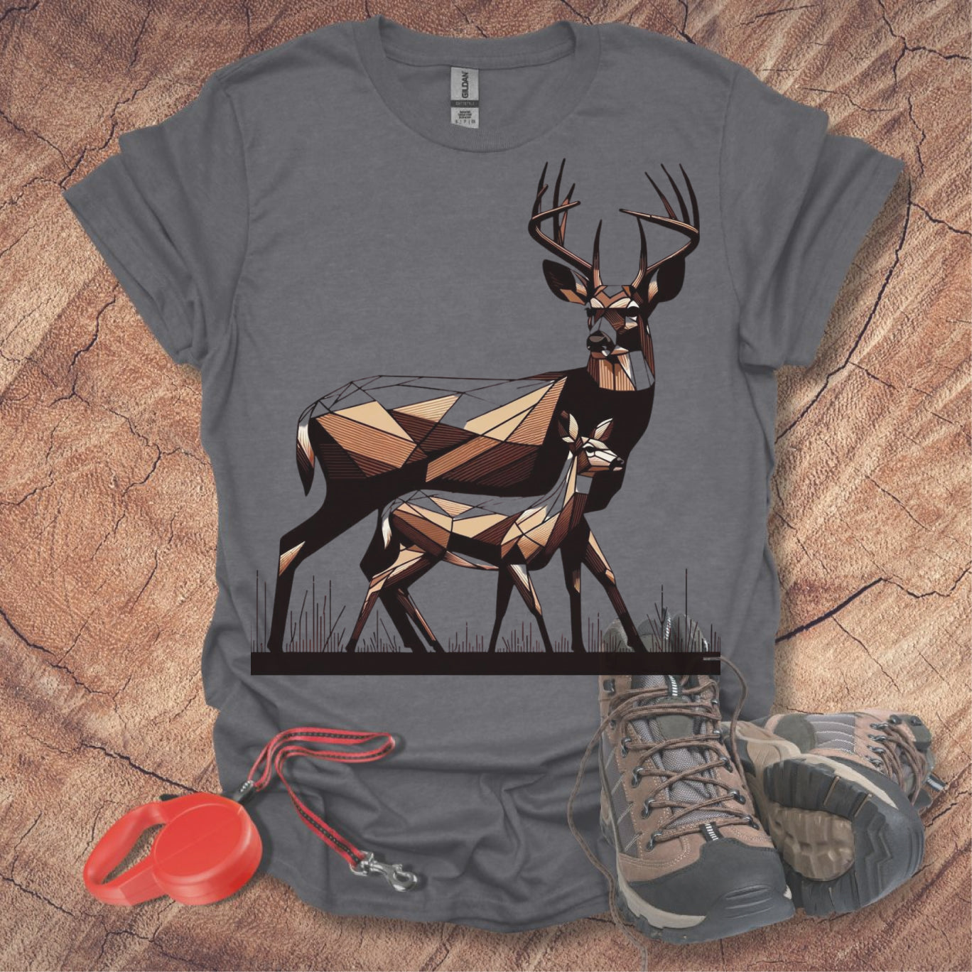 Geometric Deer T-Shirt