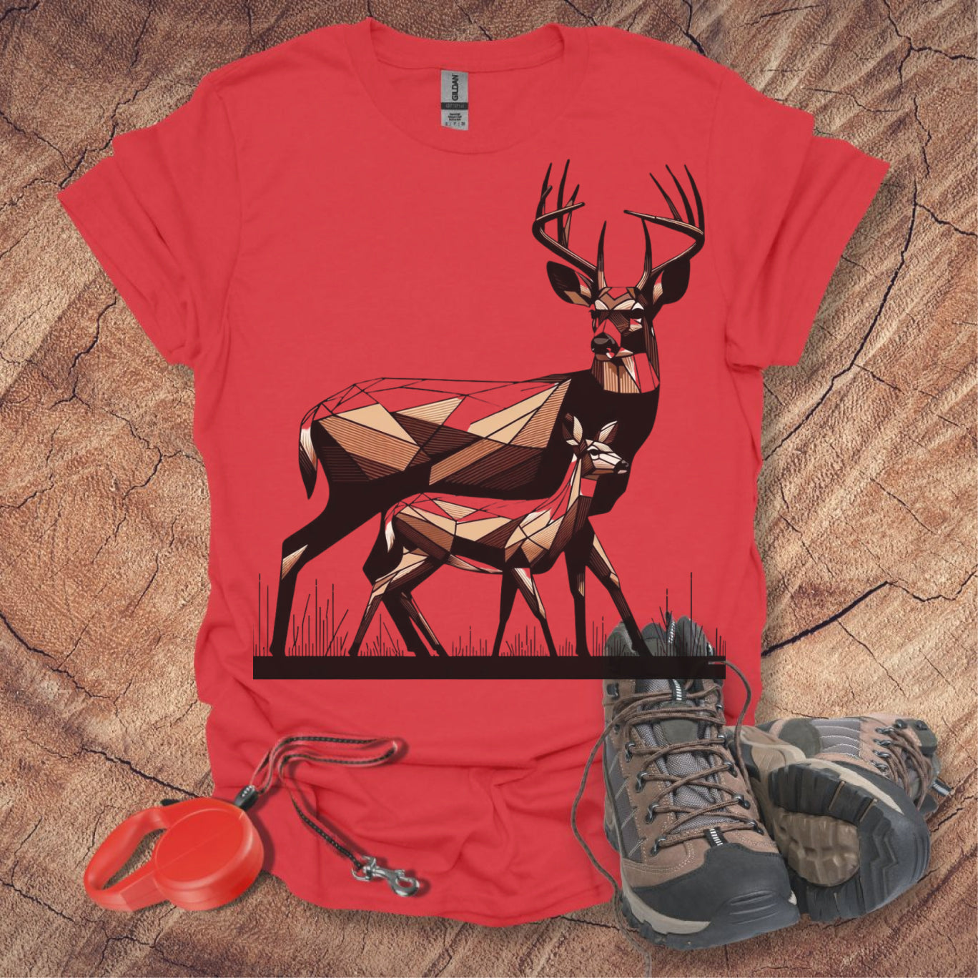 Geometric Deer T-Shirt