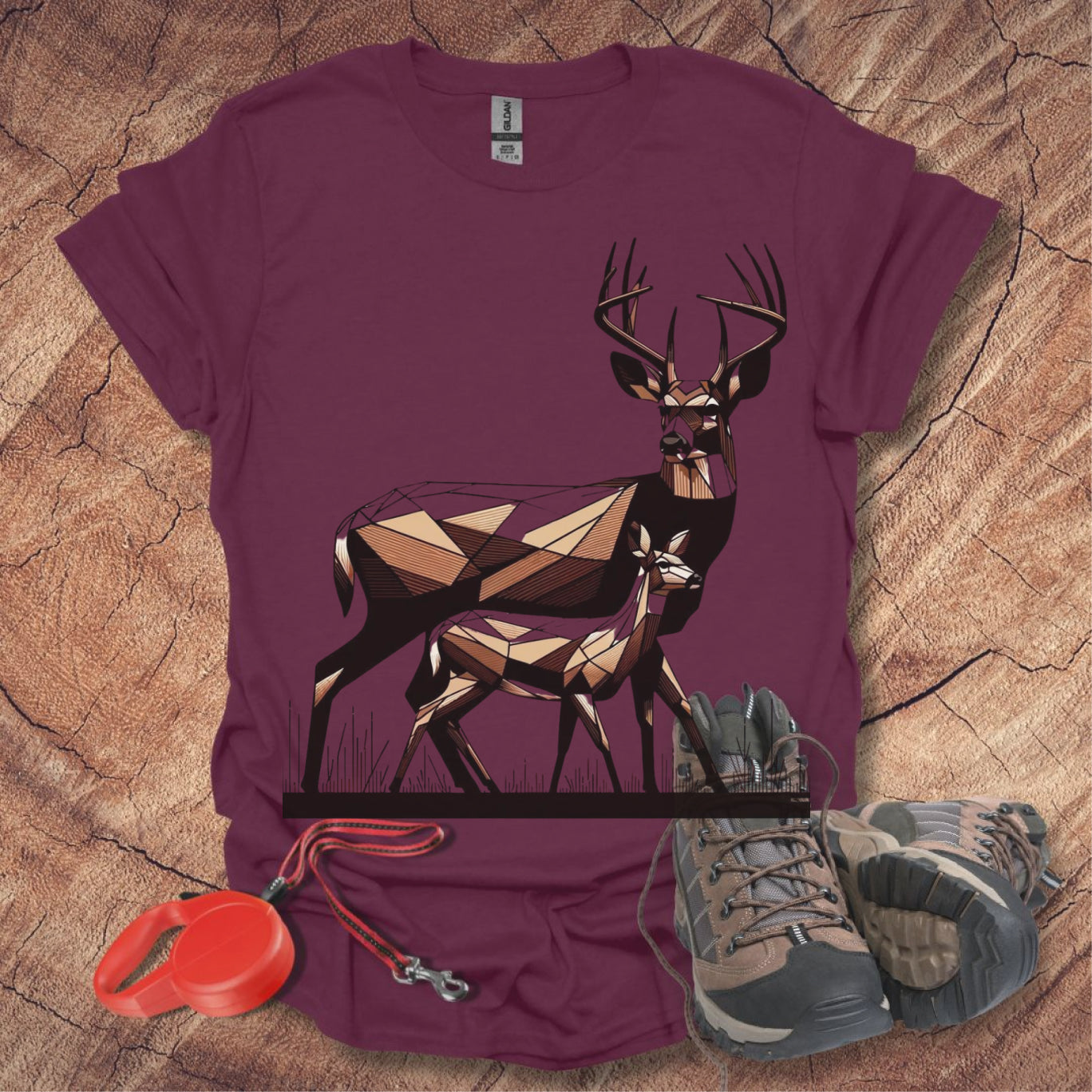 Geometric Deer T-Shirt